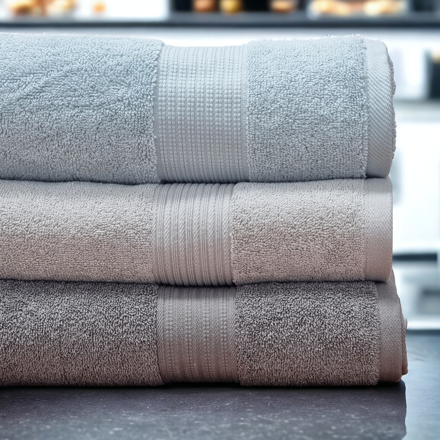 Luxury best sale patterned towels