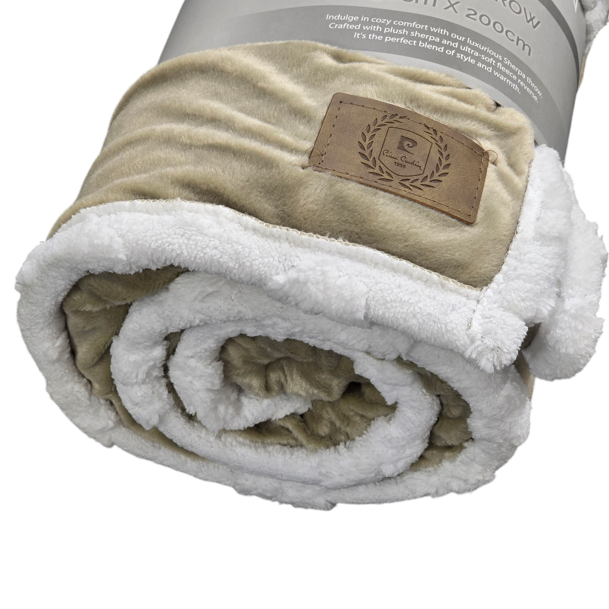 Luxury Faux Fur Blankets with Fleece Sherpa