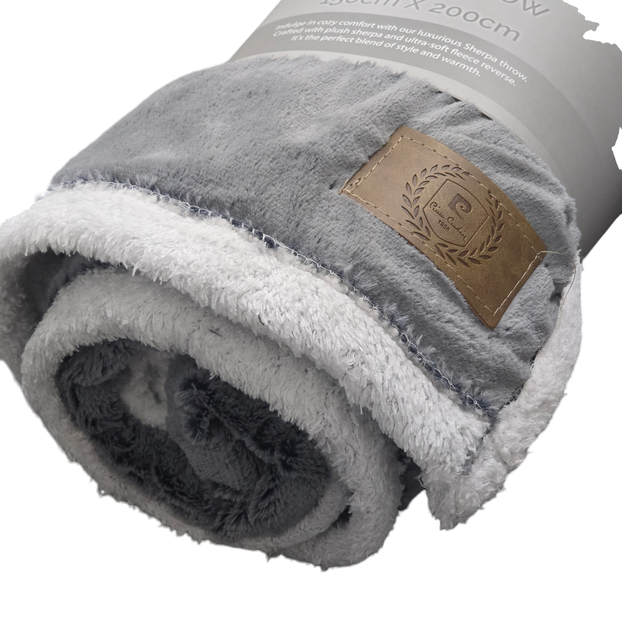 Luxury Faux Fur Blankets with Fleece Sherpa