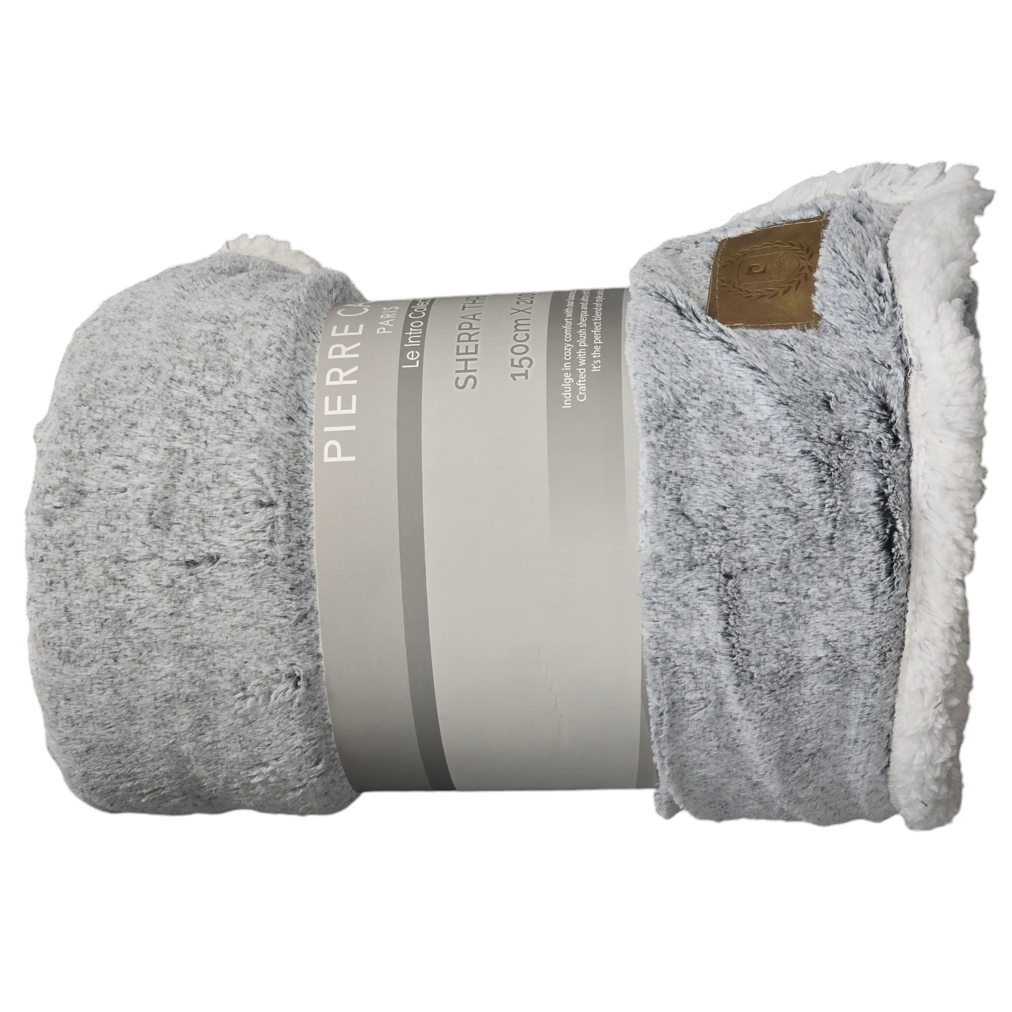 Luxury Faux Fur Blankets with Fleece Sherpa