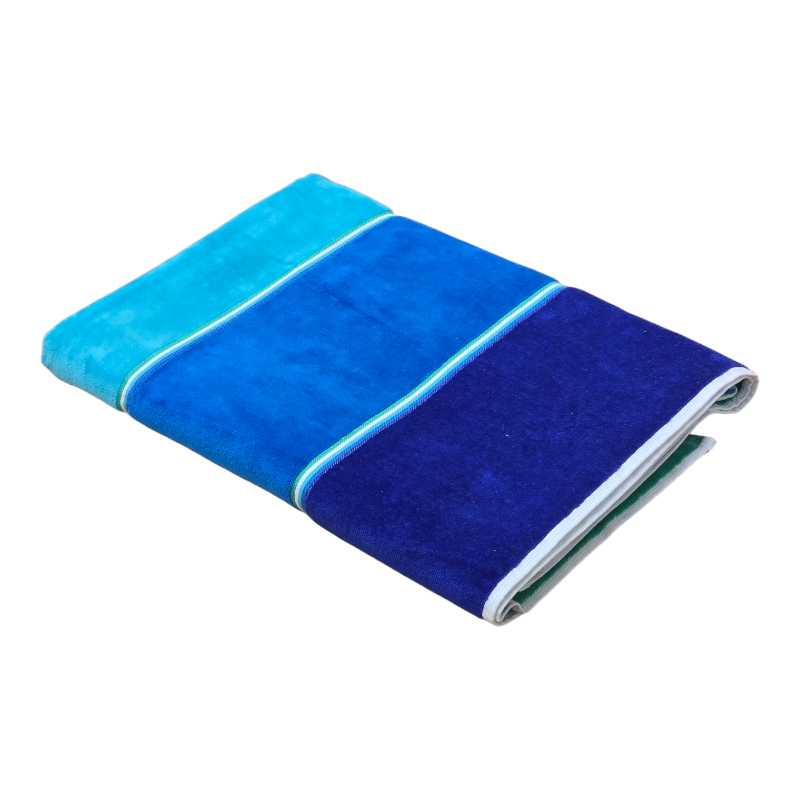 Neptune Luxurious Velour Beach Towel