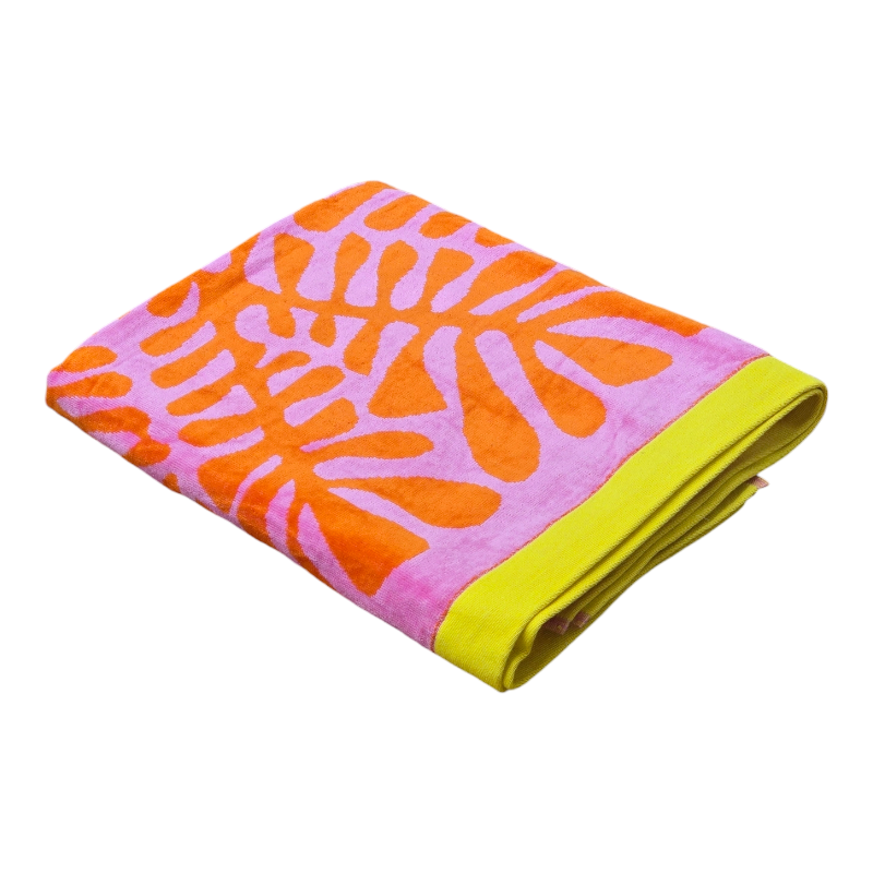 Caprice Luxurious Velour Beach Towel