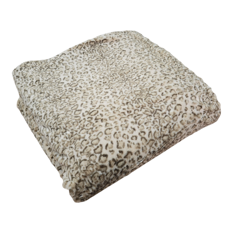 XL Luxury Faux Fur Blankets with Fleece Sherpa 200x200cm