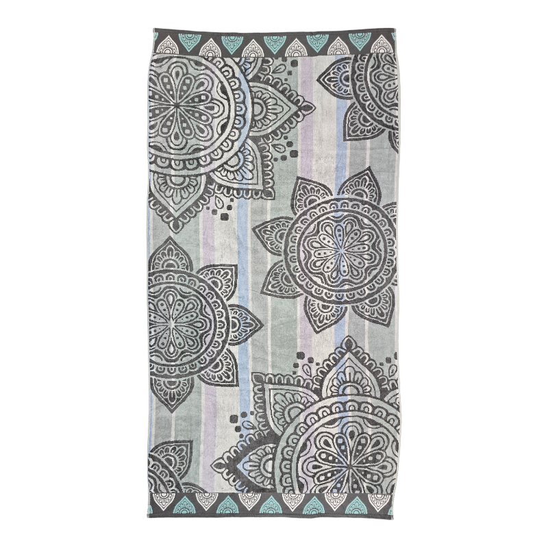 Mandala Luxurious Velour Beach Towel