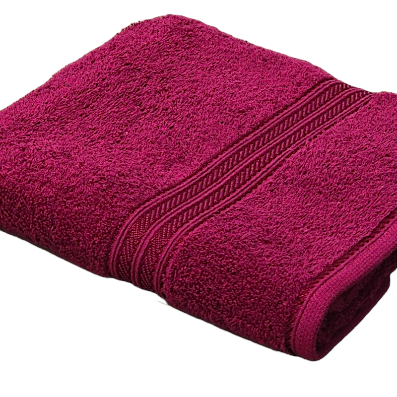 Maroon Bath Towels