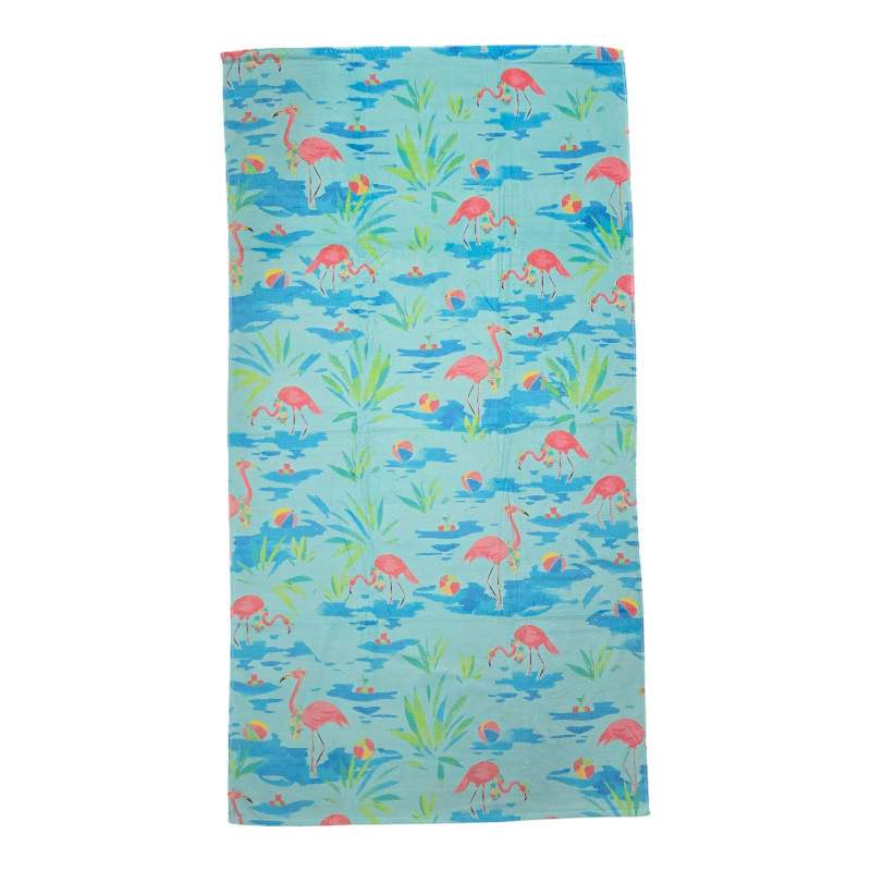 Flamingo Light Weight Premium Beach Towel