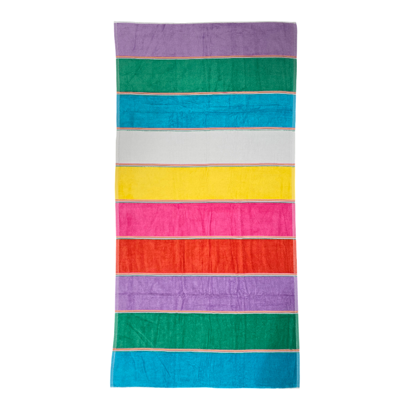 Pastels Luxurious Velour Beach Towel