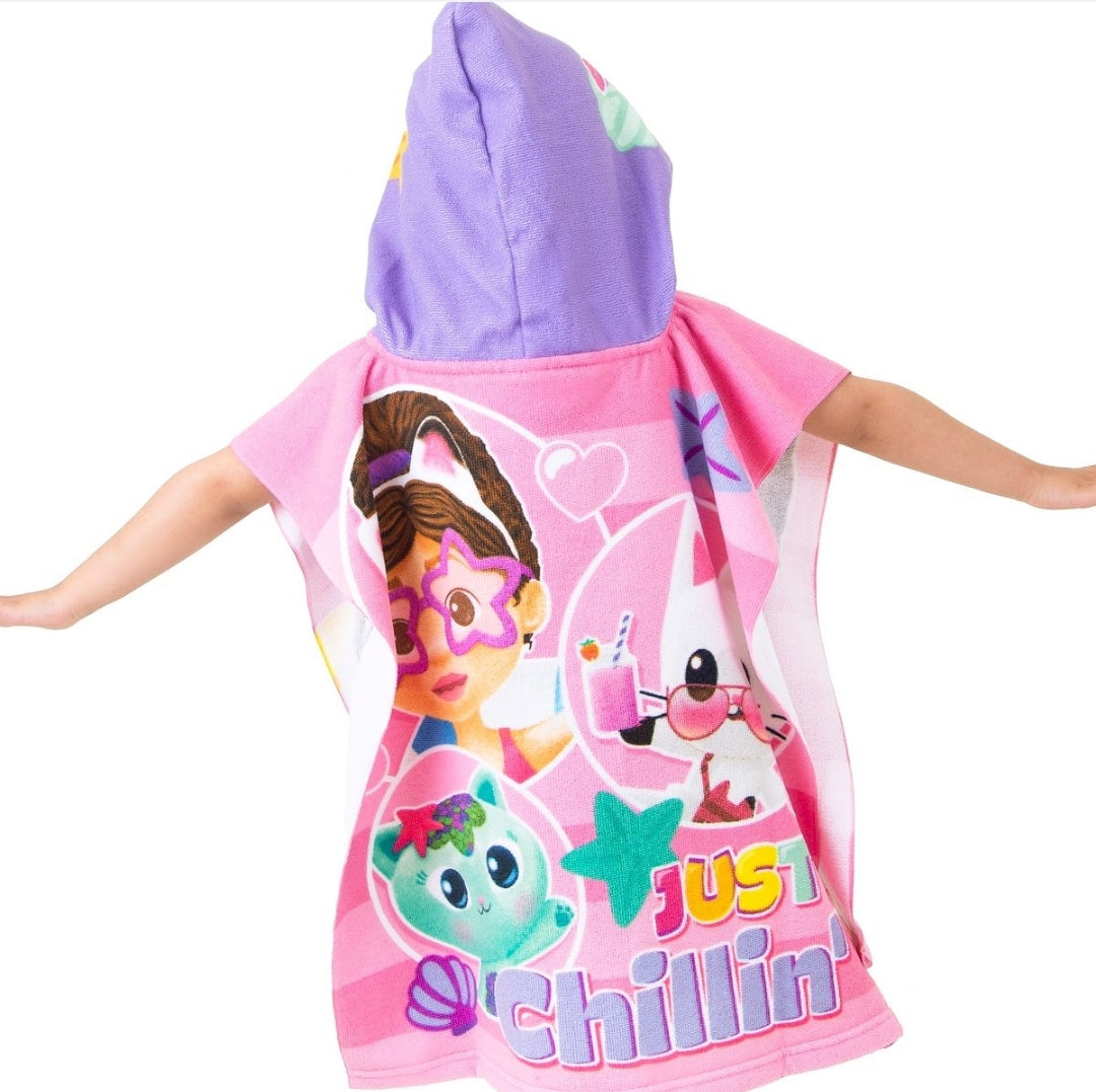 Gabby's Doll House Official Licensed Hooded Towel